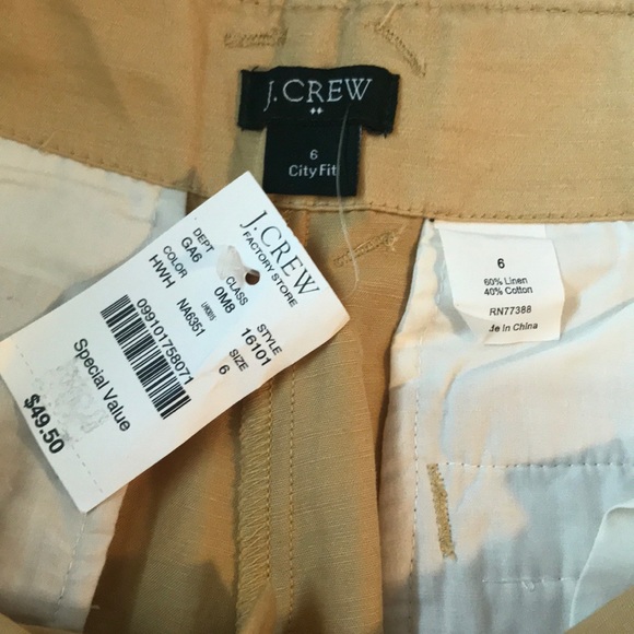 J.Crew City Fit shorts NWT - Picture 3 of 6